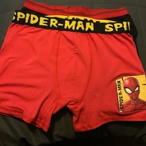 Boys red and black boxers